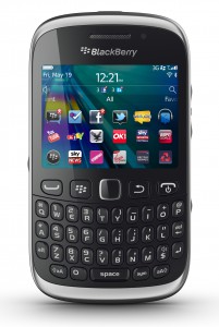 Have the compact and sleek BlackBerry Curve 9320 at PHP 8,990 less PHP 1,000 and the trade-in value of the swapped mobile phone.