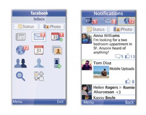 Facebook For Every Phone is powered by technology created by Snaptu. (Photo source: Facebook)