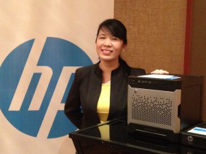 HP Industry Standard Servers and Software Category Manager Veronica Escalante announces new servers for SMBs.