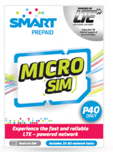 The Micro SIMs fit both regular cut and micro-cut LTE phones