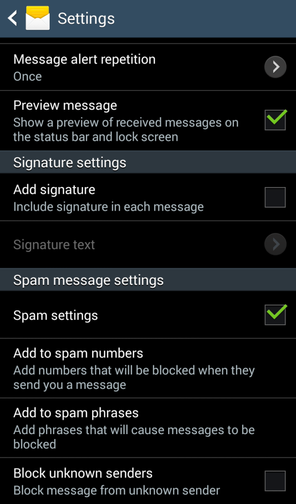 How to block spam messages on Android smartphones