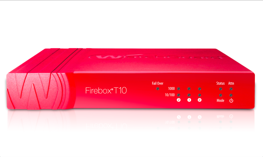 The WatchGuard Firebox T10 Unified Threat Management appliance.