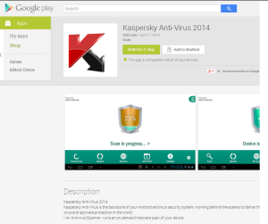 Fake Kaspersky AV 2014 