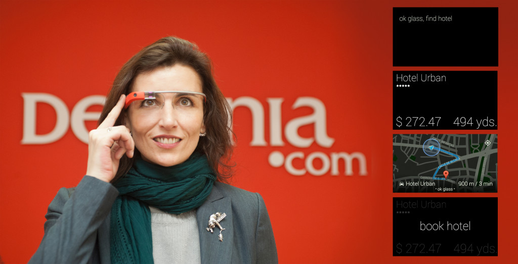  Hotel Near Me is the first application in the world for booking hotels through Google Glass.