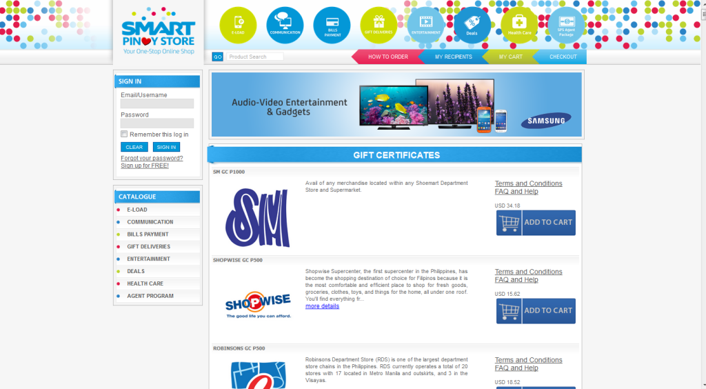 Smart pinoy store site