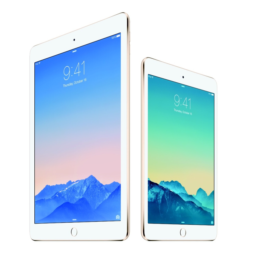 iPad Air 2 and iPad Mini 3 