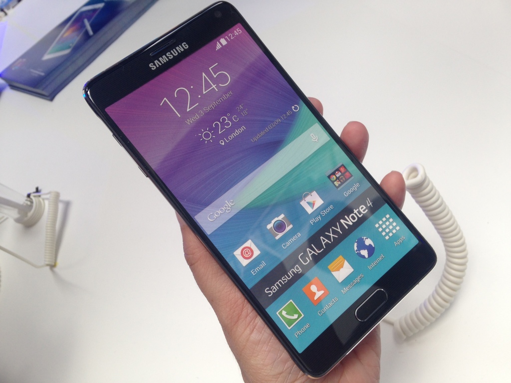 The Samsung Galaxy Note 4