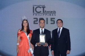 In photo (from left): Recently-crowned Binibining Pilipinas-Universe Pia Wurtzbach; Accenture Country Managing Director, Lito Tayag; and the President & CEO of IBPAP, Jose Mari Mercado.  