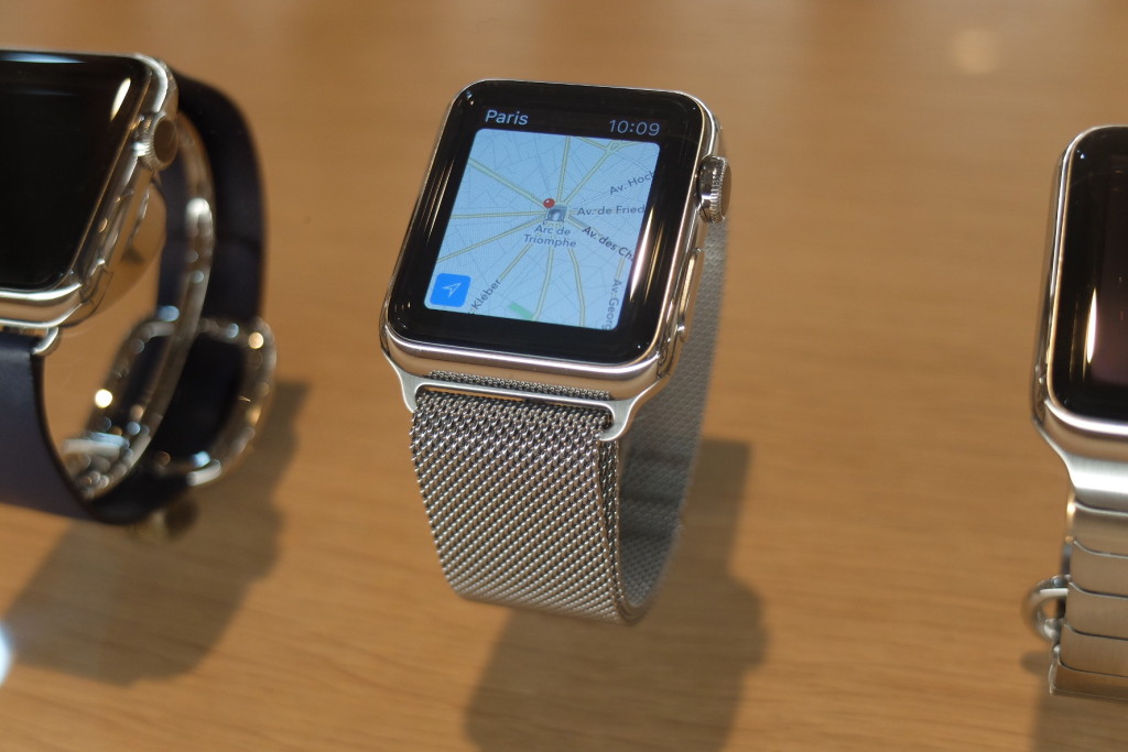 The Apple Watch with 38mm Stainless Steel Case with Milanese Loop has an SRP of Php36,990. PHOTO BY MELBA BERNAD