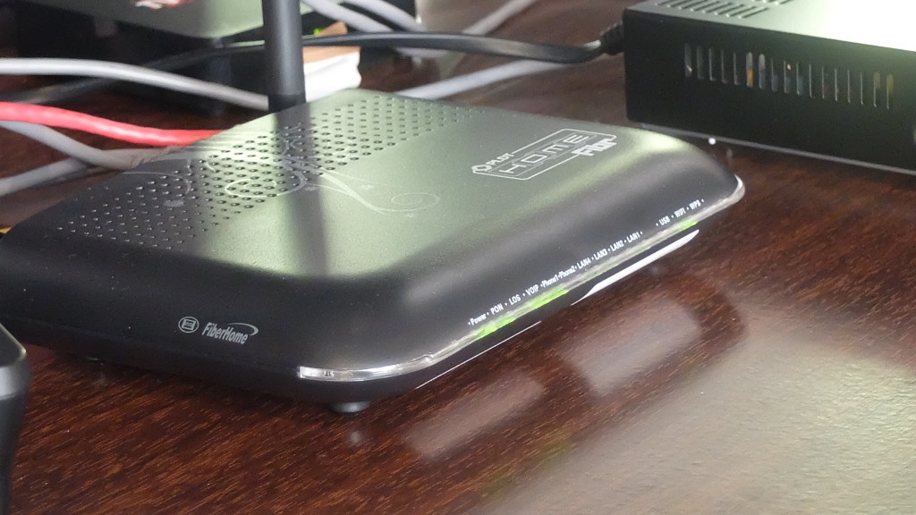 The PLDT Home Fibr Modem